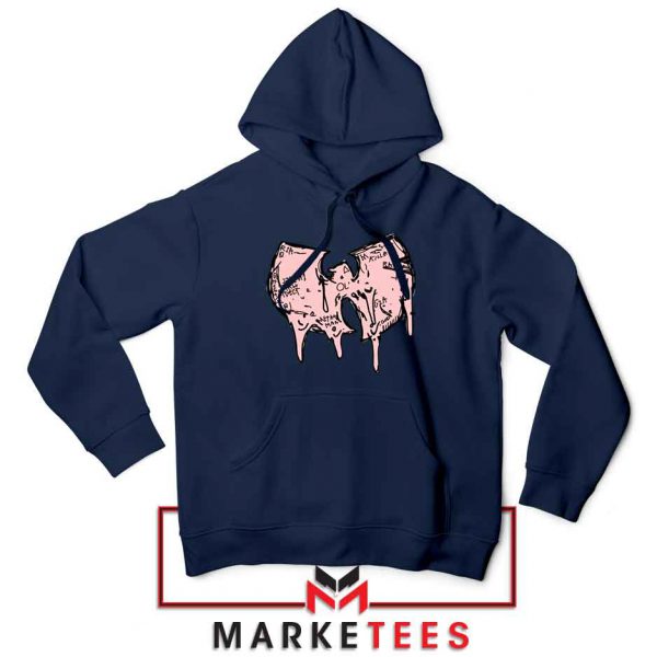 Shop Wuu Hiphop Music New Navy Blue Hoodie