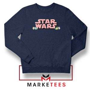 Star Wars Easter Chest Logo Navy Blue Sweatshirt