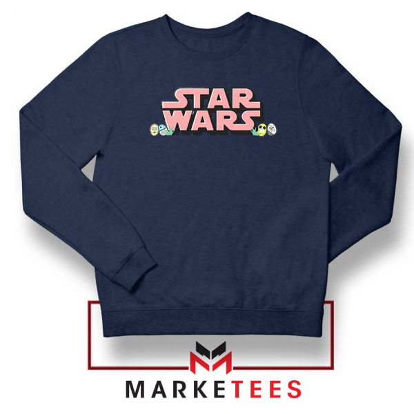 Star Wars Easter Chest Logo Navy Blue Sweatshirt