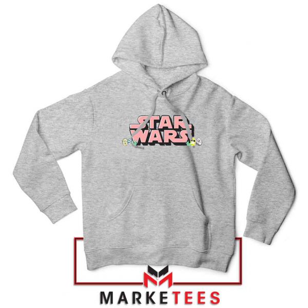 Star Wars Easter Chest Logo Sport Grey Hoodie