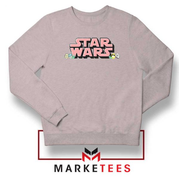 Star Wars Easter Chest Logo Sport Grey Sweatshirt