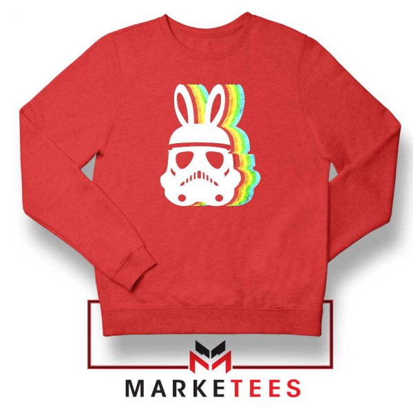 Stormtrooper Easter Ears Red Sweatshirt