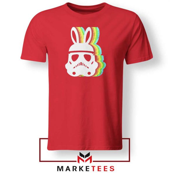 Stormtrooper Pastel Easter Ears Red Tshirt