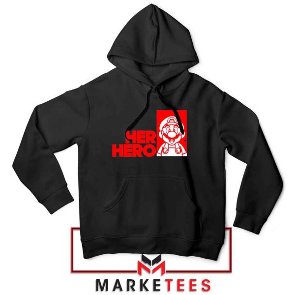 Super Mario Game Her Hero Black Hoodie