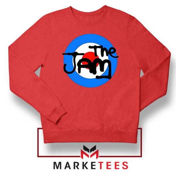 The Jam Rock Band Logo Red Sweatshirt