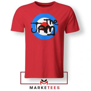 The Jam Rock Band Nice Logo Red Tshirt