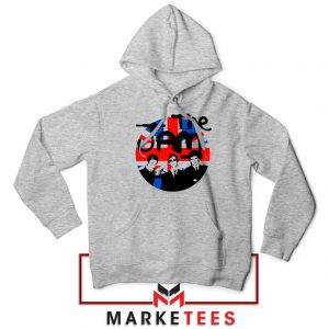 Union Jack Circle The Jam Best Grey Hoodie