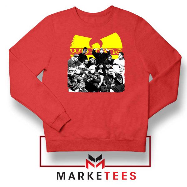 Wu Tang Feat Bernie Best Red Sweatshirt
