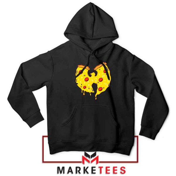 Wu Tang Pizza Funny Hip Hop Black Hoodie