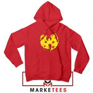 Wu Tang Pizza Funny Hip Hop Red Hoodie