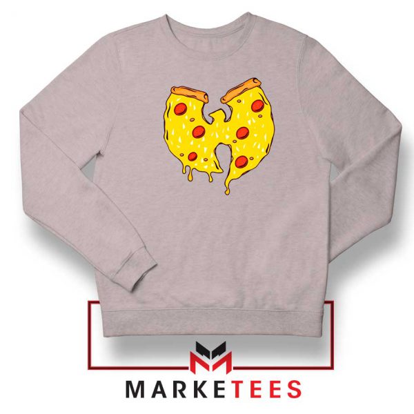 Wu Tang Pizza Funny Hip Hop Sport Grey Sweatshirt