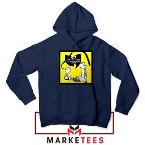 Wutang Cartoon Comic Strip Navy Blue Hoodie