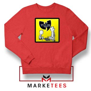 Wutang Cartoon Comic Strip Red Sweatshirt