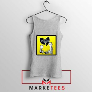 Wutang Cartoon Comic Strip Sport Grey Tank Top