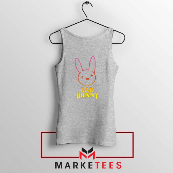 Bad Bunny Hip Hop Rabbit Sport Grey Tank Top