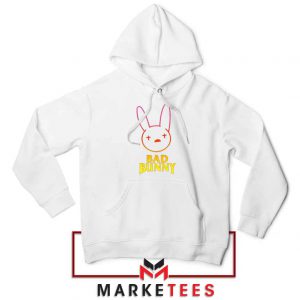 Bad Bunny Hip Hop Rabbit White Hoodie