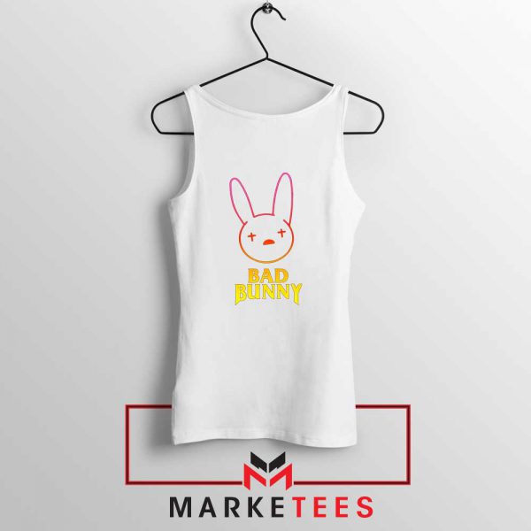 Bad Bunny Hip Hop Rabbit White Tank Top