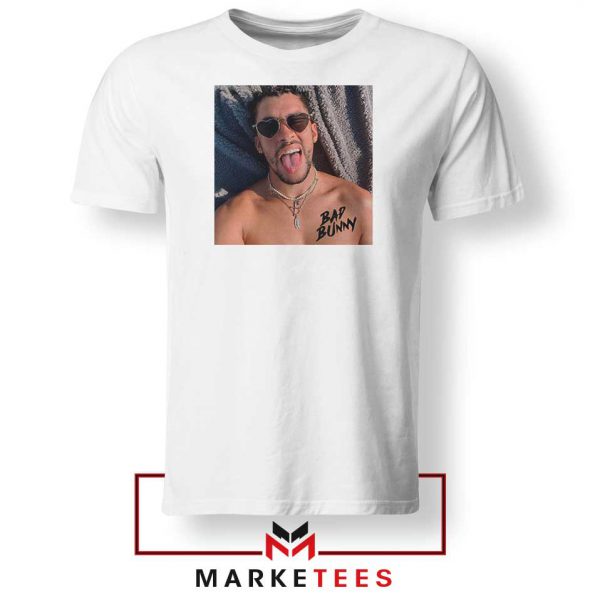 Bad Bunny Musician Reggaeton White Tshirt