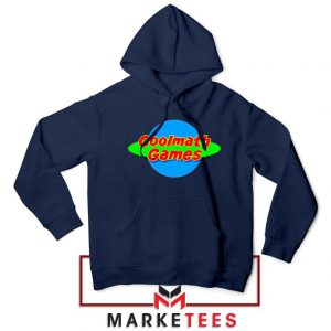 Coolmath Planet Logo Navy Blue Hoodie