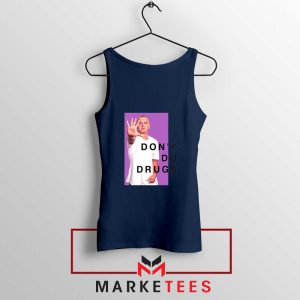 Eminem The Kids Lyric Song Navy Blue Tank Top