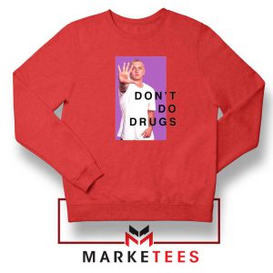 Eminem The Kids Lyric Song Red Sweatshirt