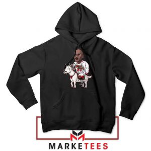 GOAT Jordan Basketball Black Hoodie