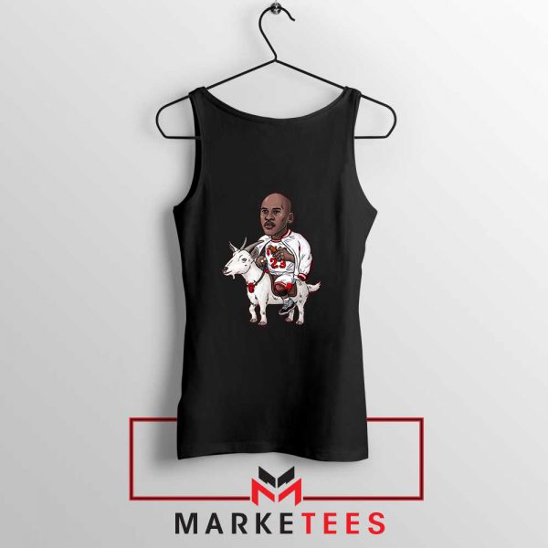 GOAT Jordan Basketball Black Tank Top