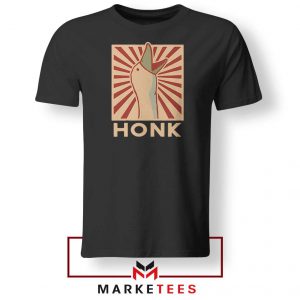 Honk Goose Game Online Black Tshirt