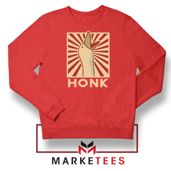 Honk Goose Game Online Red Sweatshirt