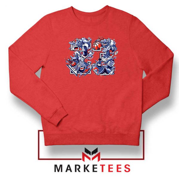 Jordan 23 Chicago Bulls Red Sweatshirt