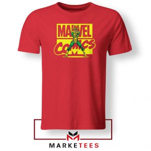 Marvel Comics Loki Superhero Red Tshirt