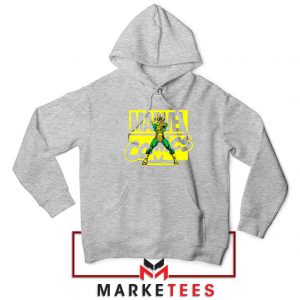 Marvel Comics Loki Superhero Sport Grey Hoodie