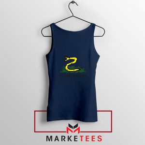 No Step On Snek Patriotic Navy Blue Tank Top