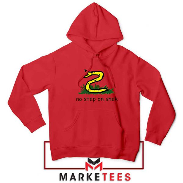 No Step On Snek Patriotic Red Hoodie