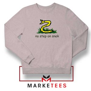 No Step On Snek Patriotic Sport Grey Sweatshirt