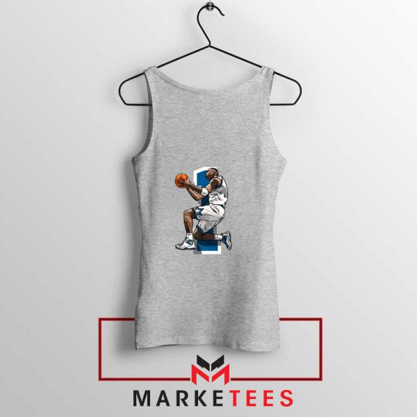 Penny Hardaway Basketball Grey Tank Top