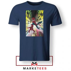 Spider Man Friendly Neighbor Navy Blue Tshirt