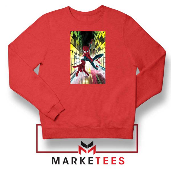 Spider Man Friendly Neighbor Red Sweatshirt