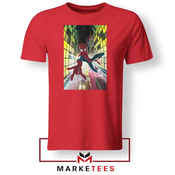 Spider Man Friendly Neighbor Red Tshirt