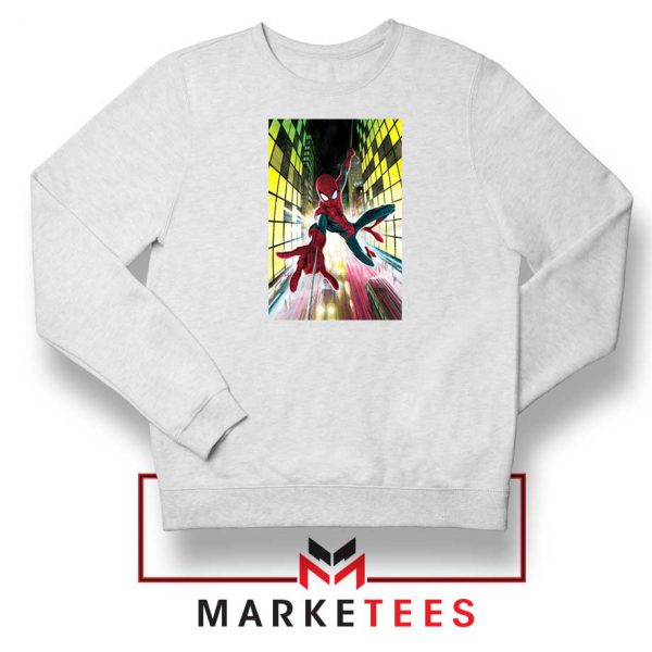 Spider Man Friendly Neighbor White Sweatshirt