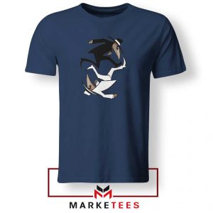 Spy Vs Spy Yin and Yang Navy Blue Tshirt