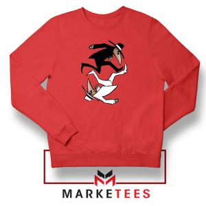 Spy Vs Spy Yin and Yang Red Sweatshirt