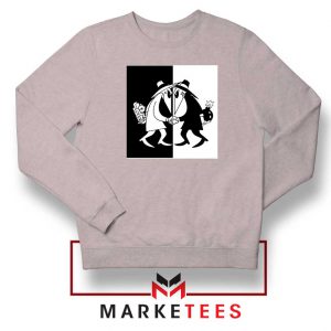 Spy vs Spy Art Video Game Grey Sweatshirt