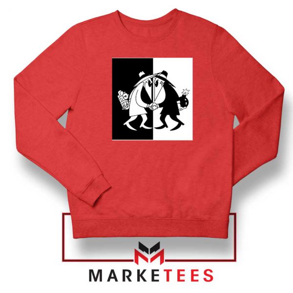 Spy vs Spy Art Video Game Red Sweatshirt