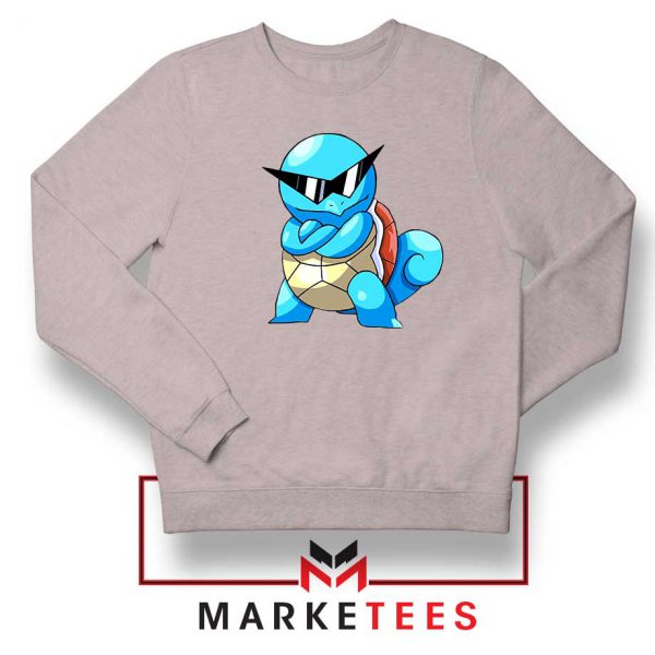 Squirtle Shades Pokemon Grey Sweatshirt