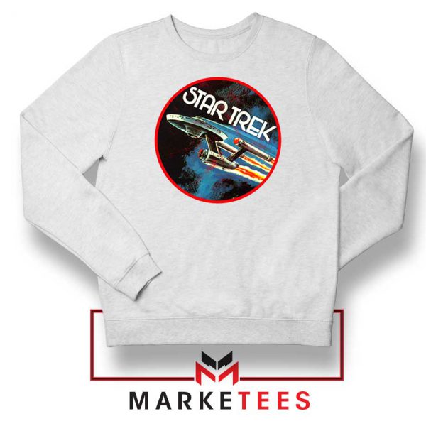 Star Trek Enterprise Series White Sweatshirt