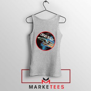 Star Trek Enterprise Space Sport Grey Tank Top