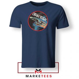 Star Trek Enterprise TV Series Navy Blue Tshirt