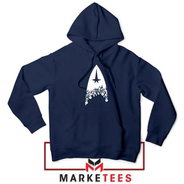 Star Trek Film Series Navy Blue Hoodie