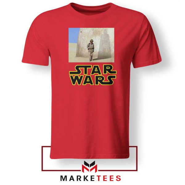 Star Wars Anakin Skywalker Design Red Tshirt